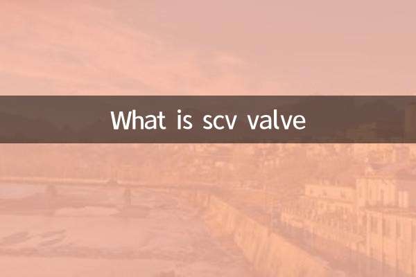 O que é válvula scv