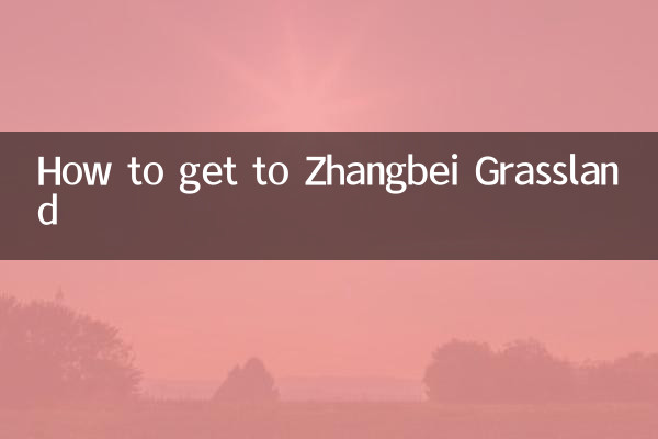 Comment se rendre à la prairie de Zhangbei