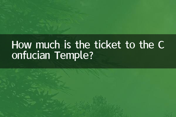 Wie viel kostet das Ticket für den Konfuzianischen Tempel?