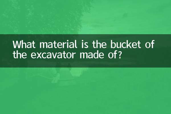 De quel matériau est fait le godet de la pelle ?