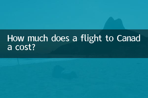 ¿Cuánto cuesta un vuelo a Canadá?