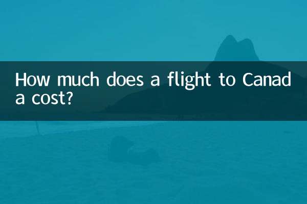 Quanto custa um voo para o Canadá?