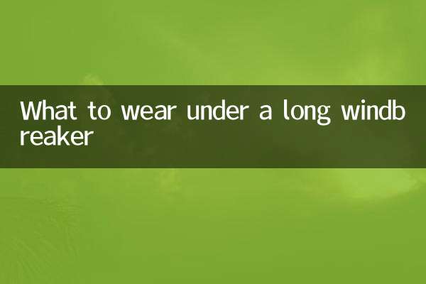 Que porter sous un long coupe-vent