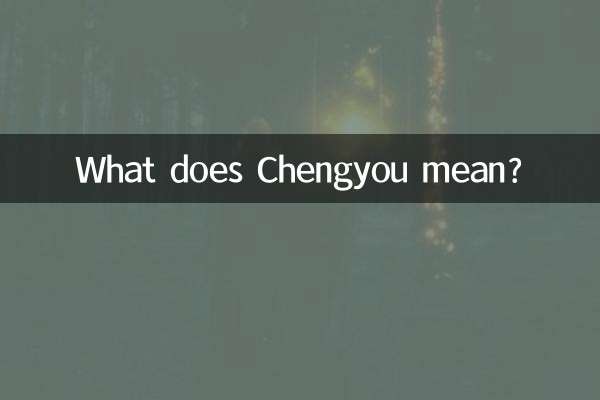 Que veut dire Chengyou ?