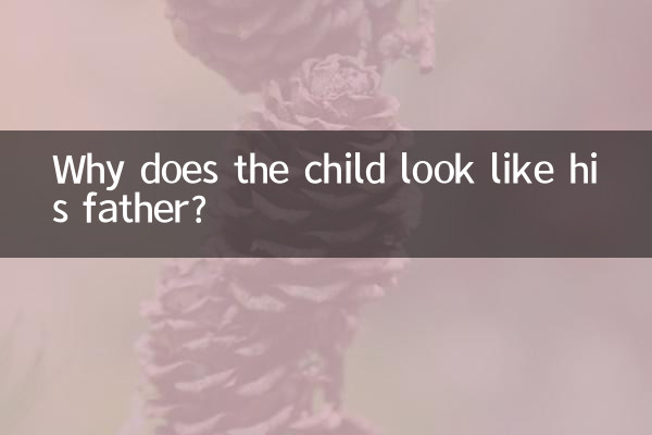 ¿Por qué el niño se parece a su padre?