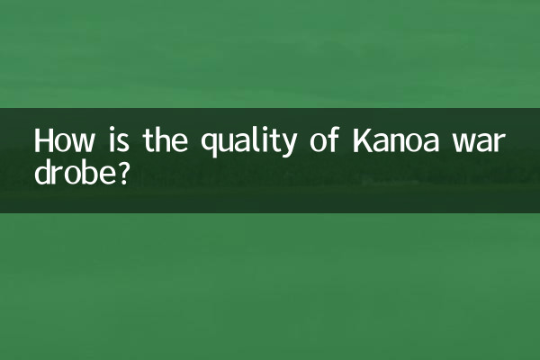 How is the quality of Kanoa wardrobe?