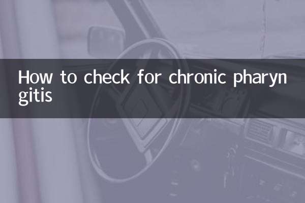 Come verificare la faringite cronica