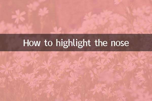 So betonen Sie die Nase
