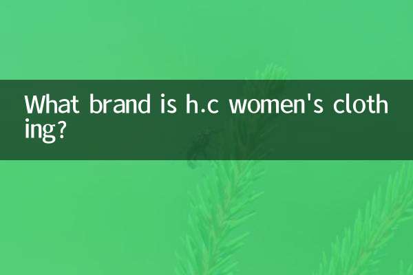 h.c মহিলাদের পোশাক কোন ব্র্যান্ড?