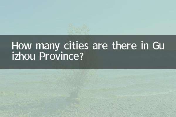 How many cities are there in Guizhou Province?
