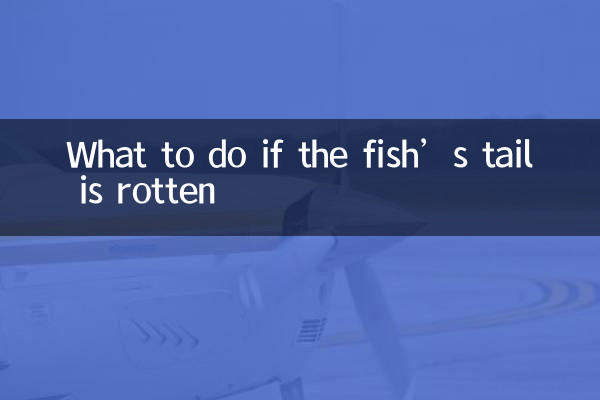 What to do if the fish’s tail is rotten