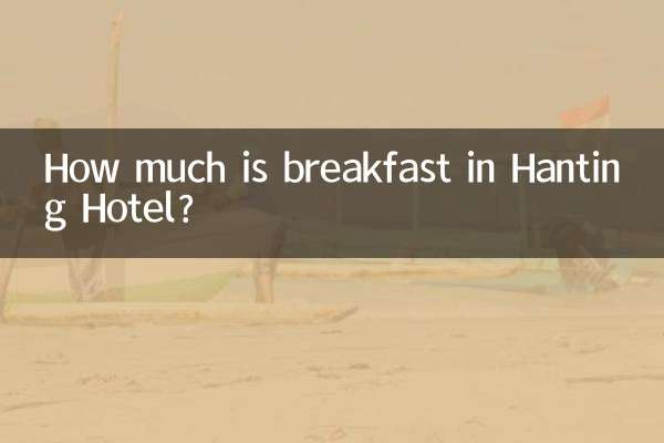 Quanto custa o café da manhã no Hanting Hotel?