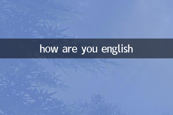 你怎麼樣了英語