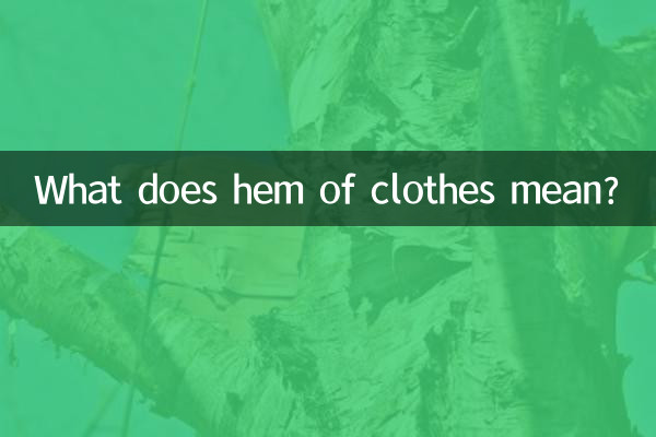 জামাকাপড় এর হেম মানে কি?