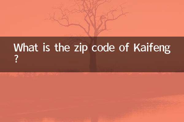 Wie lautet die Postleitzahl von Kaifeng?