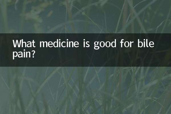 담즙통에는 어떤 약이 좋은가요?