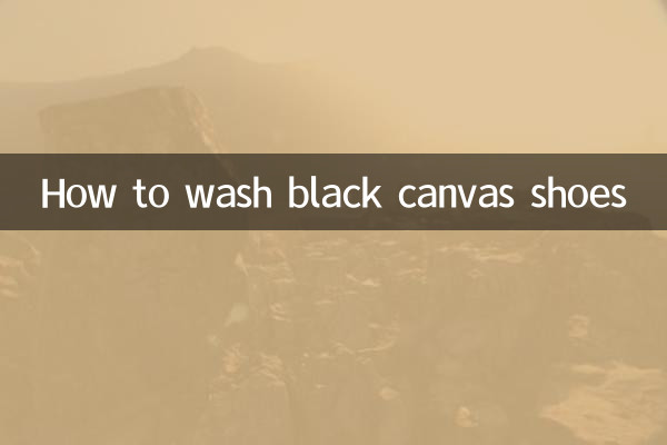 Cómo lavar zapatos de lona negros