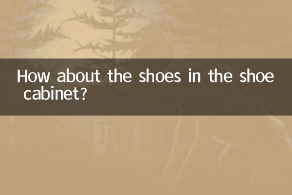 E os sapatos na sapateira?