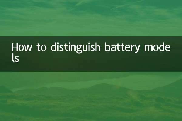 电池型号怎么区分