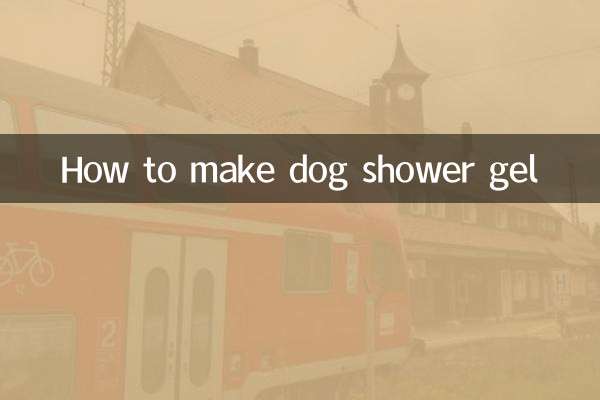 Como fazer gel de banho para cachorro