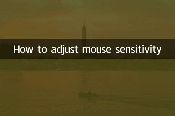 Cómo ajustar la sensibilidad del mouse