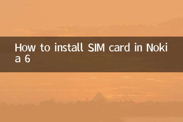 諾基亞6卡怎麼裝