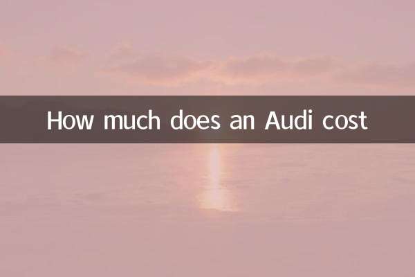 Combien coûte une Audi