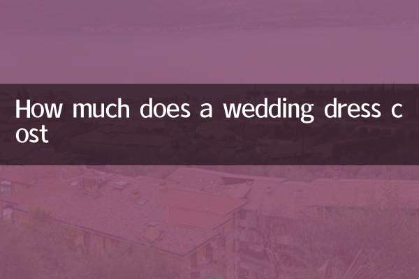 How much does a wedding dress cost