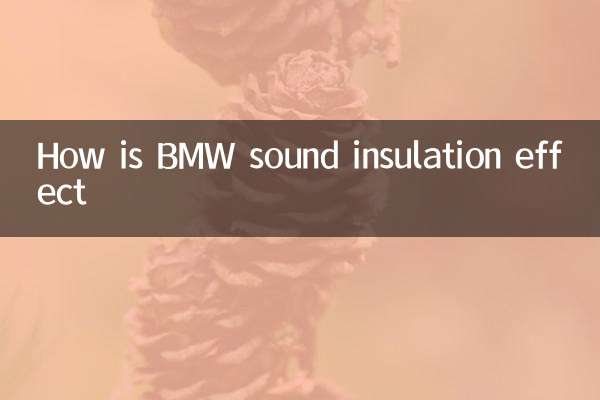 Как эффект звукоизоляции BMW