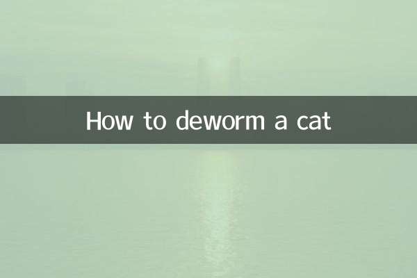 Cómo desparasitar a un gato