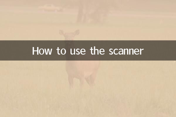 Come utilizzare lo scanner