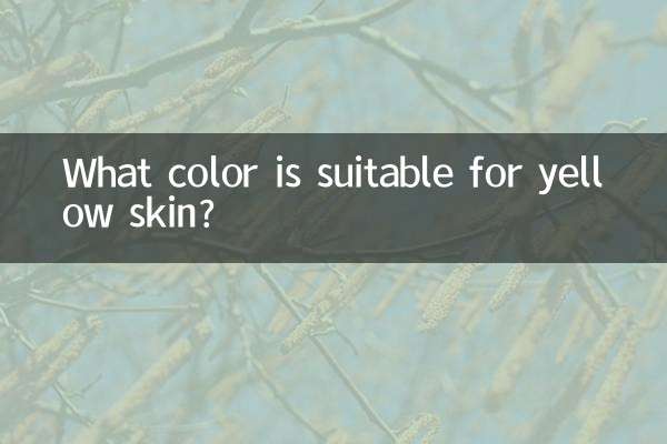 What color is suitable for yellow skin?