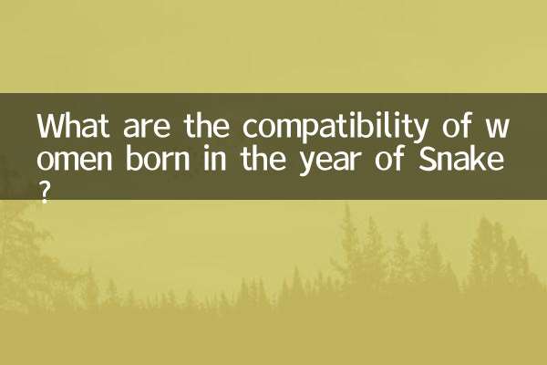 What are the compatibility of women born in the year of Snake?