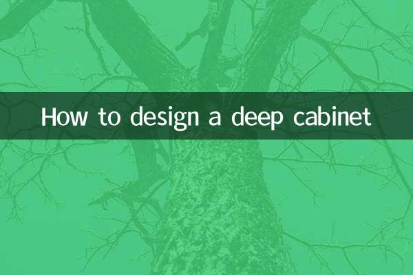 Cómo diseñar un gabinete profundo