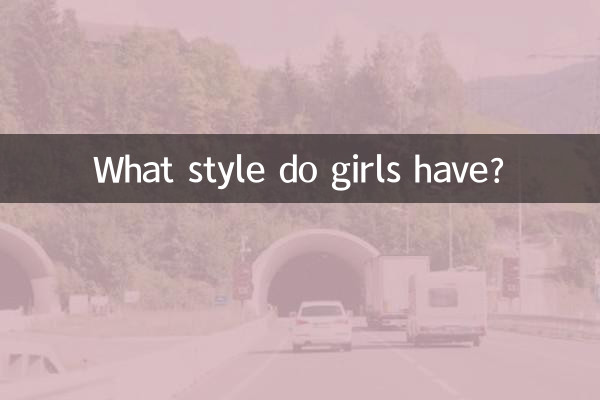 Que estilo as meninas têm?