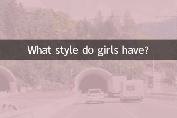 Que estilo as meninas têm?