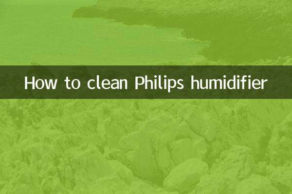 How to clean Philips humidifier