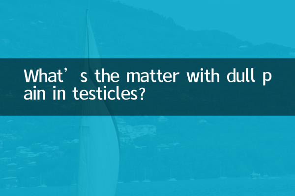 睾丸隐隐痛是怎么回事