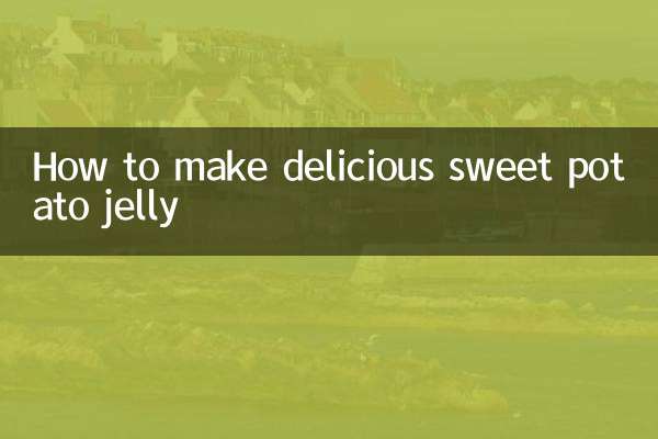 Cómo hacer una deliciosa gelatina de boniato