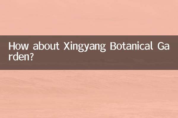 Et le jardin botanique de Xingyang ?