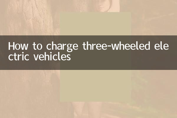 電気三輪車の充電方法