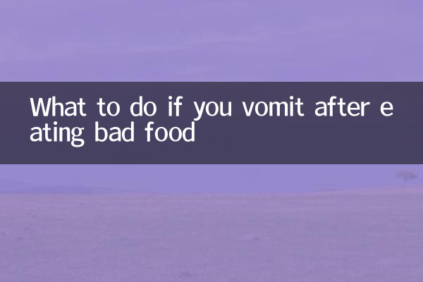 Qué hacer si vomitas después de comer comida en mal estado