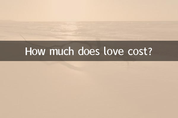 How much does love cost?