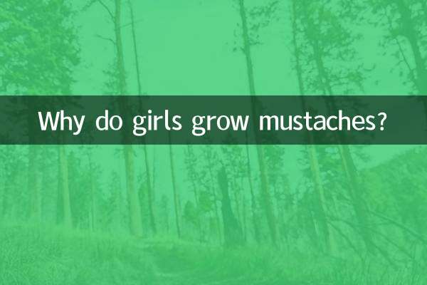 ¿Por qué a las chicas les deja bigote?