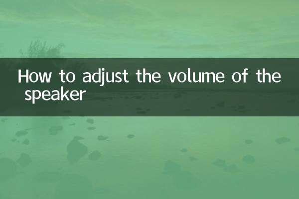 কিভাবে স্পিকারের ভলিউম সামঞ্জস্য করা যায়