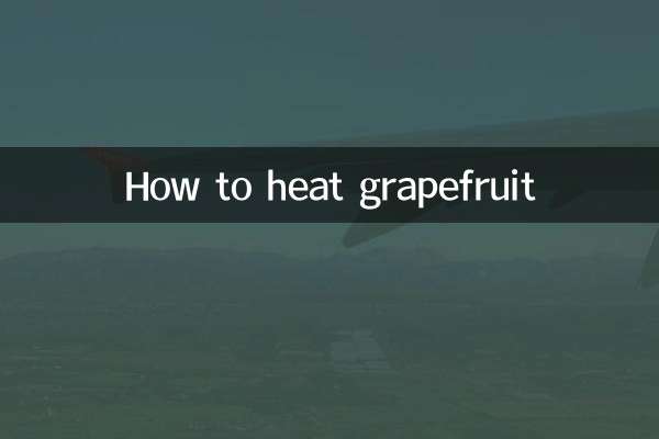 Come riscaldare il pompelmo