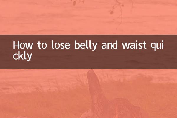 怎么快速瘦肚子和腰