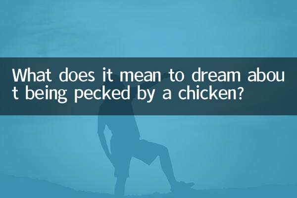 ما يعني أن يحلم نقر الدجاجة؟