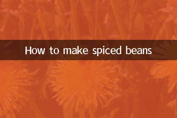 Wie man gewürzte Bohnen macht