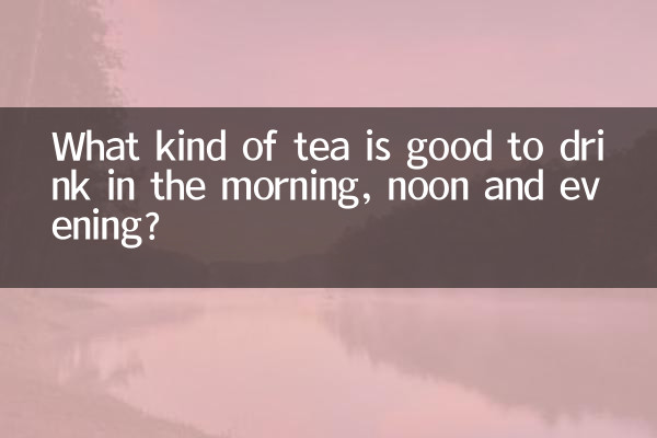 早中晚喝什么茶好